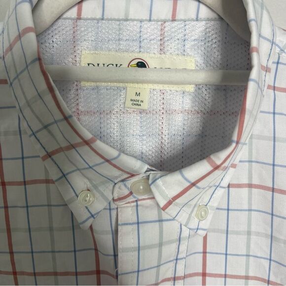 Duck Head Performance Poplin  Plead Guide Shirt NEW MEDIUM - Picture 6 of 9